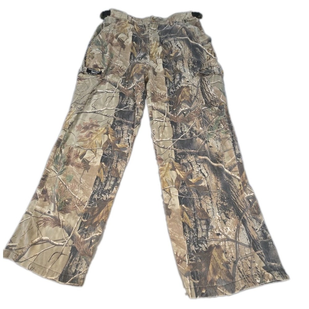 Vtg Whitewater Realtree Camo Pants Mens XL AP Cargo Hunting Adjustable Pro Serie